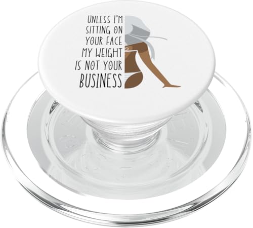 Wenn ich nicht auf deinem Gesicht sitze, ist mein Gewicht nicht dein Melanin Black PopSockets PopGrip für MagSafe von My body size or shape is not your business beach