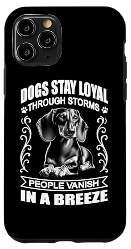 Dackel – Hunde bleiben durch Stürme treu Hülle für iPhone 11 Pro Dackel – Hunde bleiben durch Stürme treu Hülle für iPhone 11 Pro von MyAnimal - Your Favourite Animal Wear