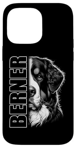 Eleganter Berner Sennenhund mit Text "Berner" Hülle für iPhone 14 Pro Max von MyAnimal - Your Favourite Animal Wear