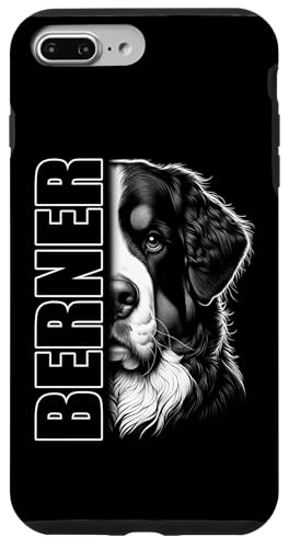 Eleganter Berner Sennenhund mit Text "Berner" Hülle für iPhone 7 Plus/8 Plus von MyAnimal - Your Favourite Animal Wear