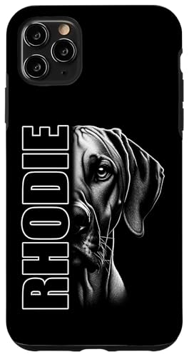 Eleganter Rhodesian Ridgeback mit Text "Rhodie" Hülle für iPhone 11 Pro Max Eleganter Rhodesian Ridgeback mit Text "Rhodie" Hülle für iPhone 11 Pro Max von MyAnimal - Your Favourite Animal Wear