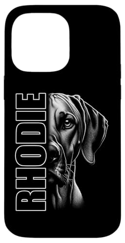 Eleganter Rhodesian Ridgeback mit Text "Rhodie" auf Brust Hülle für iPhone 14 Pro Max Eleganter Rhodesian Ridgeback mit Text "Rhodie" auf Brust Hülle für iPhone 14 Pro Max von MyAnimal - Your Favourite Animal Wear