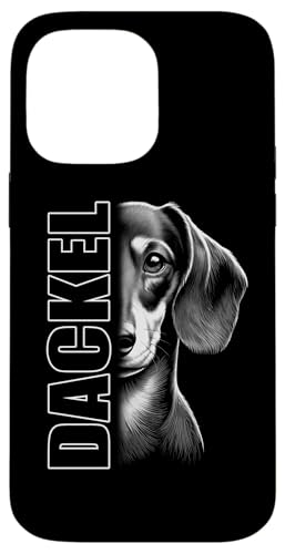 Elegantes Dackel Design mit stylishem Text Hülle für iPhone 14 Pro Max von MyAnimal - Your Favourite Animal Wear