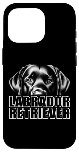 Elegantes Labrador Design mit stylishem Text Hülle für iPhone 16 Pro von MyAnimal - Your Favourite Animal Wear