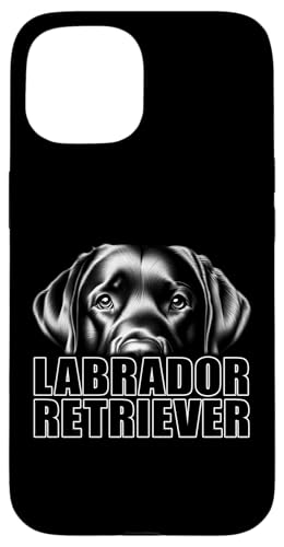 Elegantes Labrador Design mit stylishem Text auf Brust Hülle für iPhone 15 von MyAnimal - Your Favourite Animal Wear