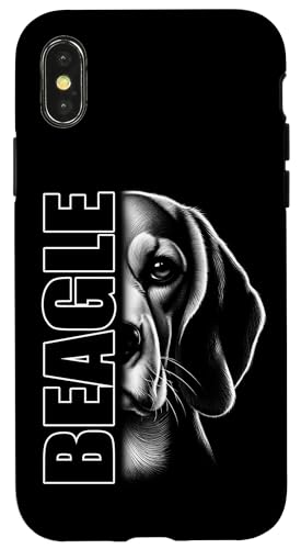 Modisches Beagle Design mit stylishem Text Hülle für iPhone X/XS von MyAnimal - Your Favourite Animal Wear
