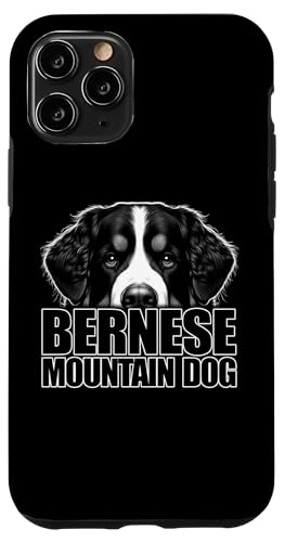 Modisches Berner Sennenhund Design mit Text Hülle für iPhone 11 Pro von MyAnimal - Your Favourite Animal Wear