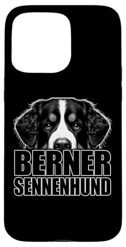 Modisches Berner Sennenhund Design mit Text Hülle für iPhone 15 Pro Max von MyAnimal - Your Favourite Animal Wear