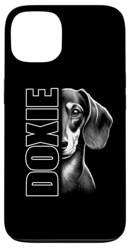 Modisches Dackel Design mit coolem Text Hülle für iPhone 13 von MyAnimal - Your Favourite Animal Wear
