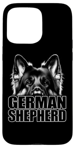 Modisches Deutscher Schäferhund Design mit stylishem Text Hülle für iPhone 15 Pro Max von MyAnimal - Your Favourite Animal Wear