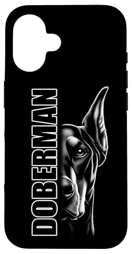 Modisches Doberman Design mit stylishem Text Hülle für iPhone 16 Modisches Doberman Design mit stylishem Text Hülle für iPhone 16 von MyAnimal - Your Favourite Animal Wear