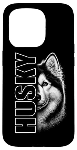 Modisches Husky Design mit stylishem Text Hülle für iPhone 15 Pro Modisches Husky Design mit stylishem Text Hülle für iPhone 15 Pro von MyAnimal - Your Favourite Animal Wear