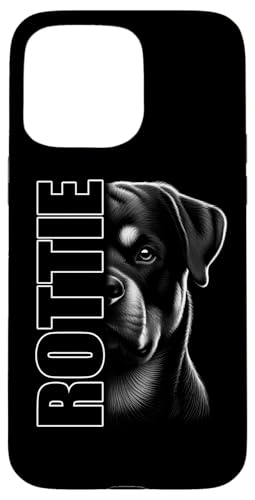 Modisches Rottweiler Design mit stylishem "Rottie" Text Hülle für iPhone 15 Pro Max Modisches Rottweiler Design mit stylishem "Rottie" Text Hülle für iPhone 15 Pro Max von MyAnimal - Your Favourite Animal Wear