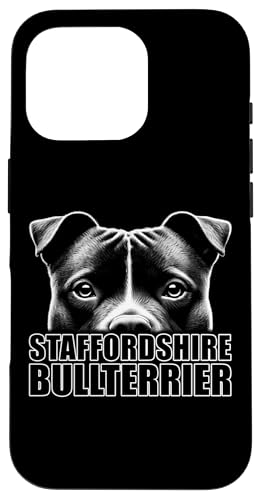 Modisches Staffordshire Bullterrier Design auf Brust Hülle für iPhone 16 Pro Modisches Staffordshire Bullterrier Design auf Brust Hülle für iPhone 16 Pro von MyAnimal - Your Favourite Animal Wear