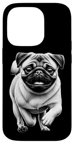 Niedlicher Mops im Lauf als fotorealistisches Porträt Hülle für iPhone 14 Pro Niedlicher Mops im Lauf als fotorealistisches Porträt Hülle für iPhone 14 Pro von MyAnimal - Your Favourite Animal Wear