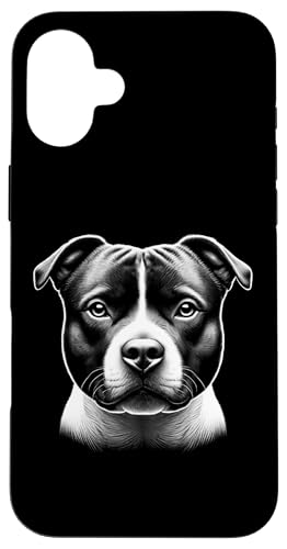 Realistisches Staffordshire Bullterrier Kopf-Porträt Hülle für iPhone 16 Plus Realistisches Staffordshire Bullterrier Kopf-Porträt Hülle für iPhone 16 Plus von MyAnimal - Your Favourite Animal Wear