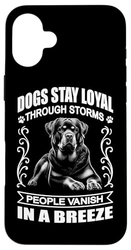 Rottweiler - Hunde bleiben treu durch Stürme Hülle für iPhone 16 Plus Rottweiler - Hunde bleiben treu durch Stürme Hülle für iPhone 16 Plus von MyAnimal - Your Favourite Animal Wear