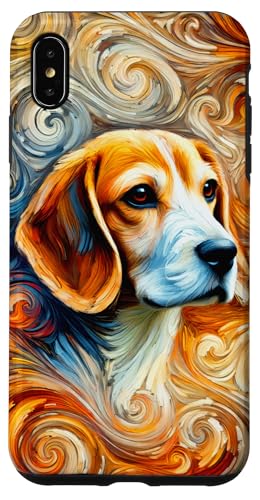 Süßer Beagle als buntes Kunstwerk Hülle für iPhone XS Max von MyAnimal - Your Favourite Animal Wear