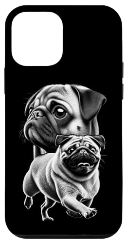 Süßer Mops im coolen Zeichenstil als Porträt auf Brust Hülle für iPhone 12 mini Süßer Mops im coolen Zeichenstil als Porträt auf Brust Hülle für iPhone 12 mini von MyAnimal - Your Favourite Animal Wear