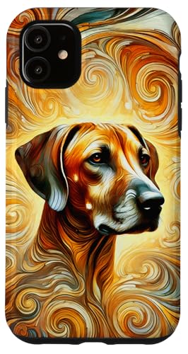 Süßer Rhodesian Ridgeback als buntes Kunstwerk Hülle für iPhone 11 von MyAnimal - Your Favourite Animal Wear