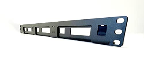 19 inch rack mount 1U for 1-3 pcs RASPBERRY Pi/low NUC with black brackets von MyElectronics