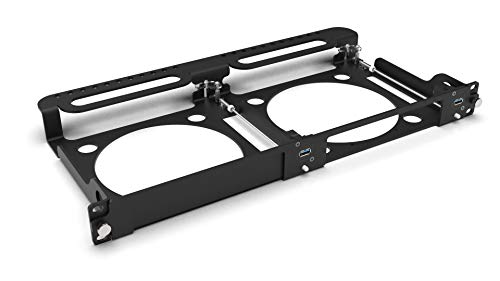 Mac Mini Rack Mount 19 inch 1U with cable management and 1 blank cover von MyElectronics