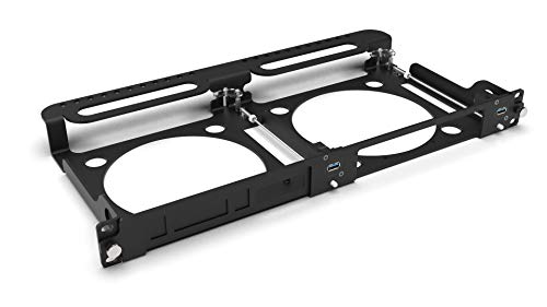 Mac Mini Rack Mount 19 inch 1U with cable management for 1 Mac mini & 1 or 2 Raspberry Pi von MyElectronics