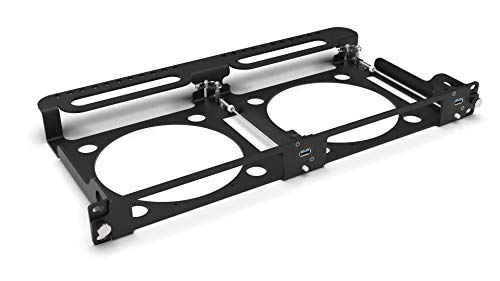 Mac Mini Rack Mount 19 inch 1U with cable management for 1 or 2 Mac mini's von MyElectronics