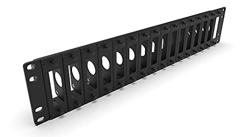 Raspberry Pi rack mount 19 inch 2U to mount 16 units all models B (1-4) - FRONT REMOVABLE von MyElectronics