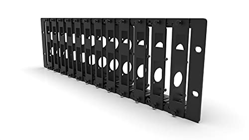 Raspberry Pi rack mount 19 inch 3U to mount 12 units all models B (1-4) - FRONT REMOVABLE (expandable to 16x) von MyElectronics