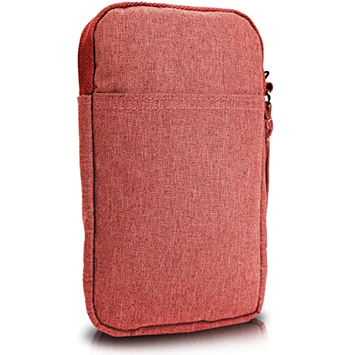 MyGadget Nylon Sleeve Hülle für Tablet bis 6,5 Zoll - Schutzhülle Tasche für Geräte bis 8,9 x 16,5 cm - z.B. Kindle Paperwhite - Rosa von MyGadget