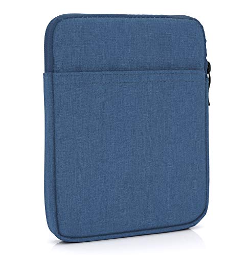 MyGadget 6,8 Zoll Nylon Sleeve Hülle - Universal Schutzhülle Tasche 6,8" für eBook Reader | Smartphone z.B. Kindle Paperwhite 11. Gen | Apple iPhone 12 Pro - Hell Blau von MyGadget
