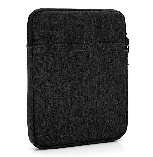 MyGadget 6 Zoll Nylon Sleeve Hülle - Schutzhülle Tasche 6" für eBook Reader | Smartphone | Navi z.B. Kindle Paperwhite | Apple iPhone 12 Pro - Schwarz von MyGadget
