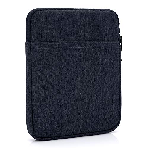 MyGadget Nylon Sleeve Hülle für Tablet bis 6 Zoll [ 17 x 12,5 cm ] - Schutzhülle Tasche für z.B. Kindle Paperwhite [bis 2021] | Kobo Clara HD - Dunkel Blau von MyGadget