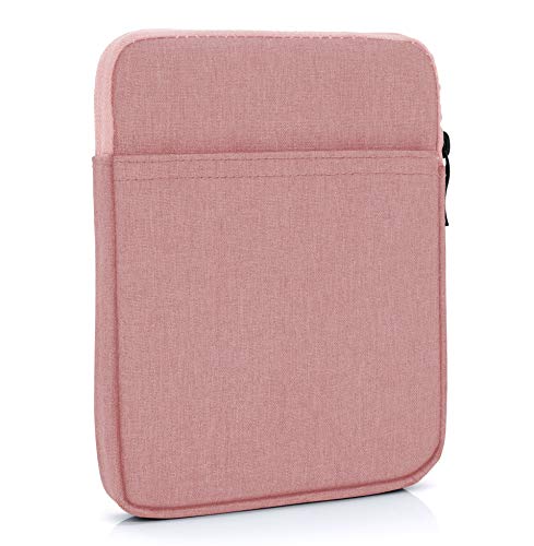 MyGadget 6 Zoll Nylon Sleeve Hülle - Schutzhülle Tasche 6" für eBook Reader | Smartphone | Navi z.B. Kindle Paperwhite | Apple iPhone 13 Pro - Rosa von MyGadget