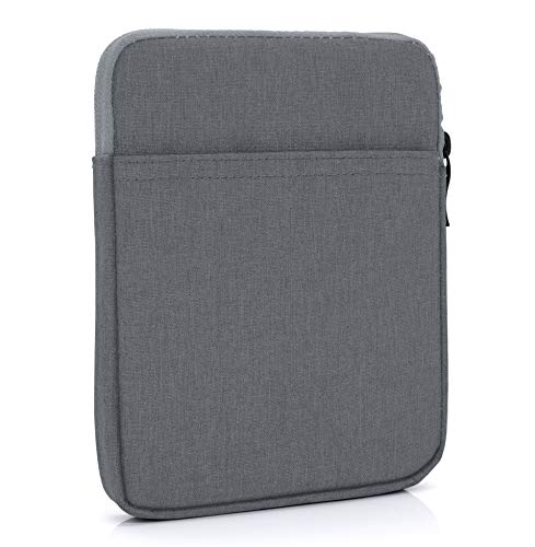 MyGadget Nylon Sleeve Hülle für Tablet bis 8 Zoll [ 21 x 14 cm ] - Schutzhülle Tasche ideal z.b. - z.B. Kindle Paperwhite, Oasis, iPad Mini - Dunkelgrau von MyGadget