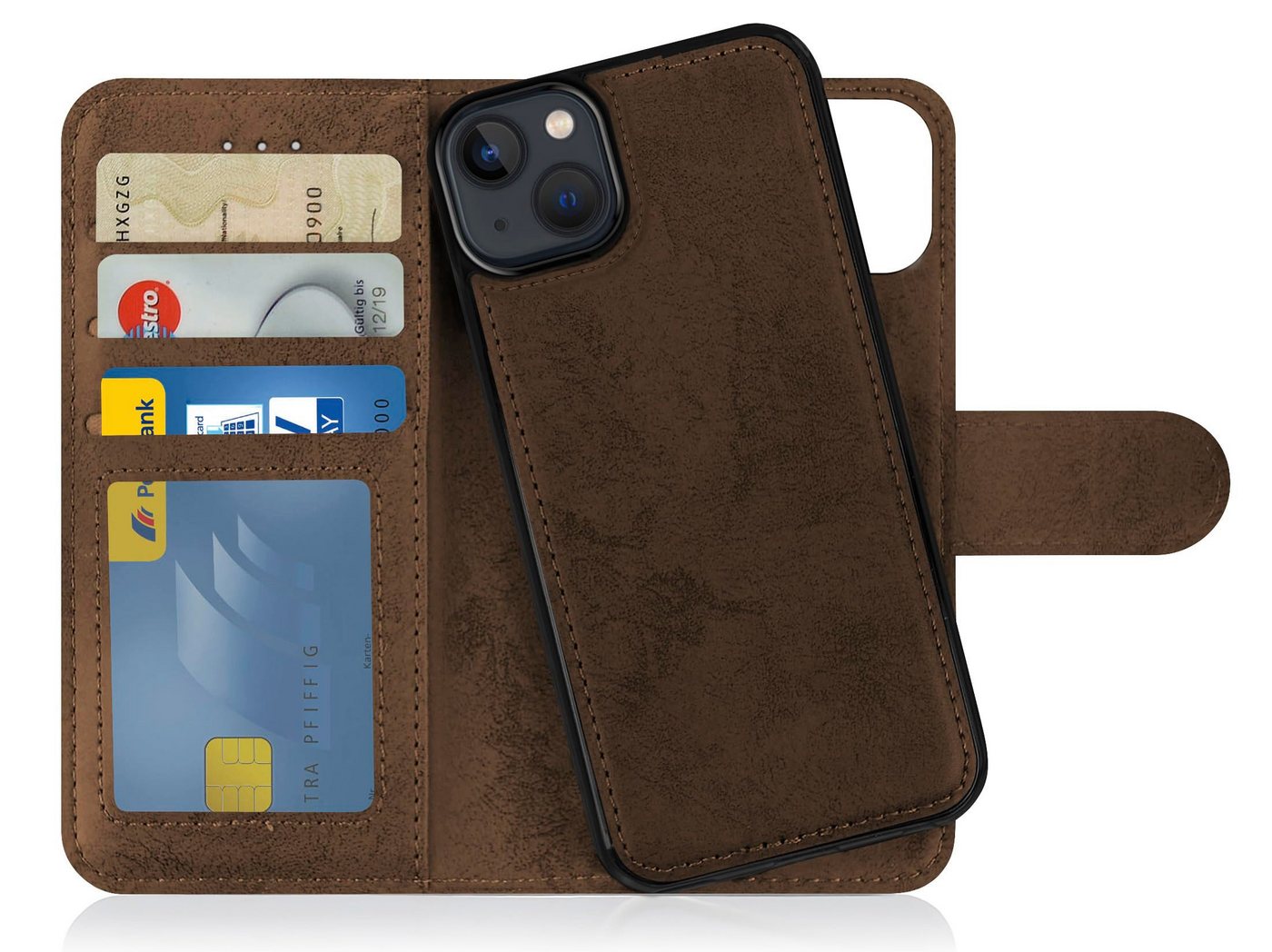 MyGadget Handyhülle Flip Case Magnetische trennbare Hülle Kunstleder Klapphülle Für Apple iPhone 14 Plus MyGadget Handyhülle Flip Case Magnetische trennbare Hülle Kunstleder Klapphülle Für Apple iPhone 14 Plus von MyGadget