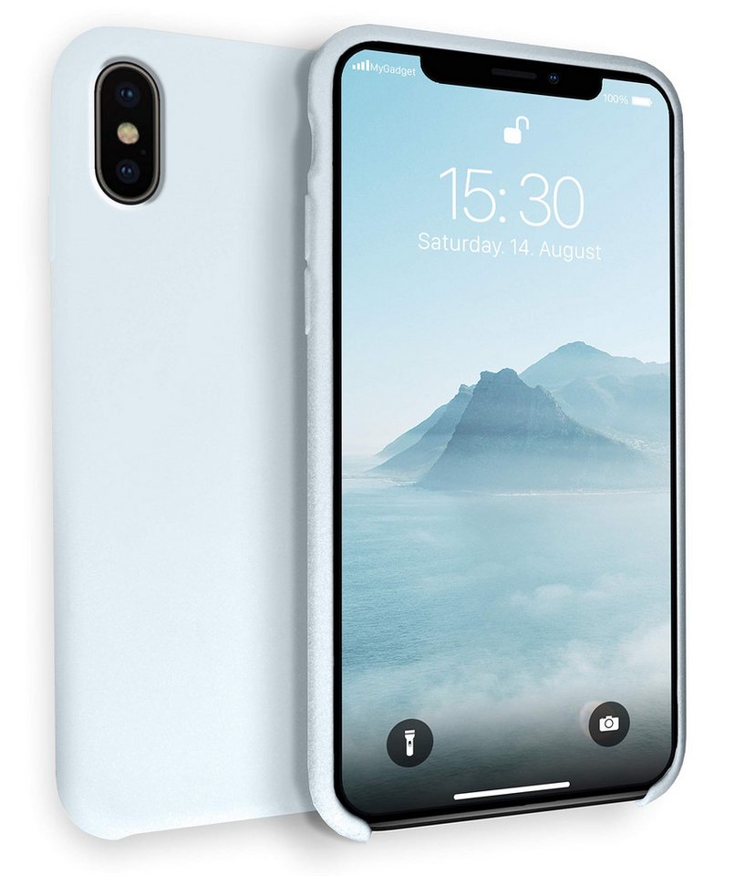 MyGadget Handyhülle Gummierte Schutzhülle Soft Case Silikon Cover für Apple iPhone Xs Max, Schutzhülle Case mit Soft Touch Silikon Finish Cover Stoßfest von MyGadget