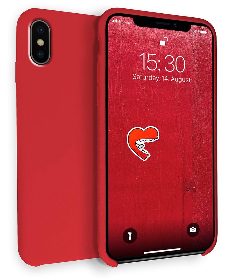 MyGadget Handyhülle Gummierte Schutzhülle Soft Case Silikon Cover für Apple iPhone Xs Max, Schutzhülle Case mit Soft Touch Silikon Finish Cover Stoßfest von MyGadget