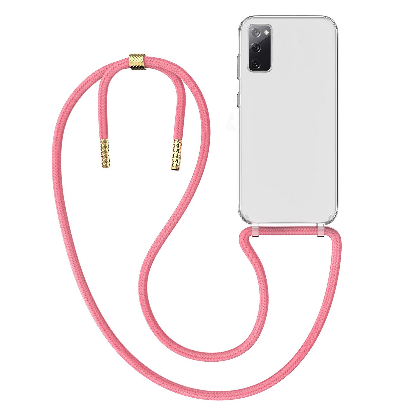 MyGadget Handyhülle Handykette abnehmbares Band & transparente Hardcase Hülle Für Samsung Galaxy S20 FE MyGadget Handyhülle Handykette abnehmbares Band & transparente Hardcase Hülle Für Samsung Galaxy S20 FE von MyGadget