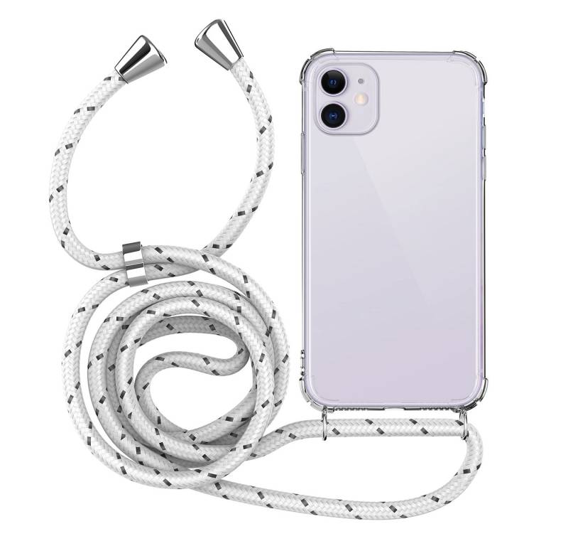 MyGadget Handyhülle TPU Hülle Band Handykette Handyband Umhängen Case Für Apple iPhone 11 von MyGadget