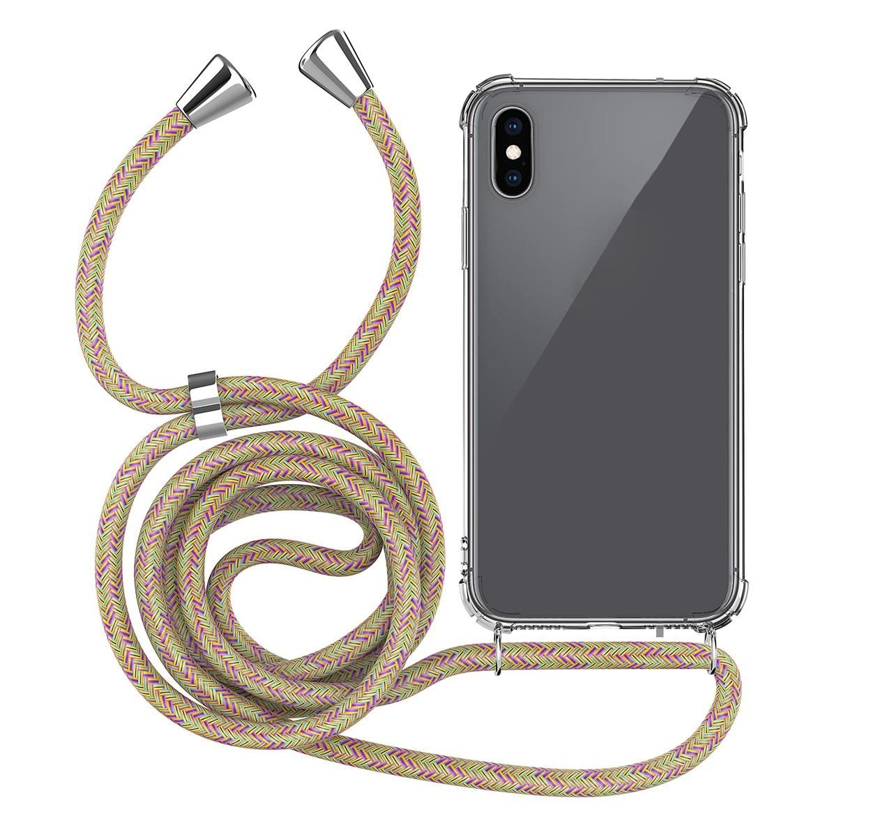 MyGadget Handyhülle TPU Hülle Band Handykette Handyband Umhängen Case Für Apple iPhone X, Xs MyGadget Handyhülle TPU Hülle Band Handykette Handyband Umhängen Case Für Apple iPhone X, Xs von MyGadget