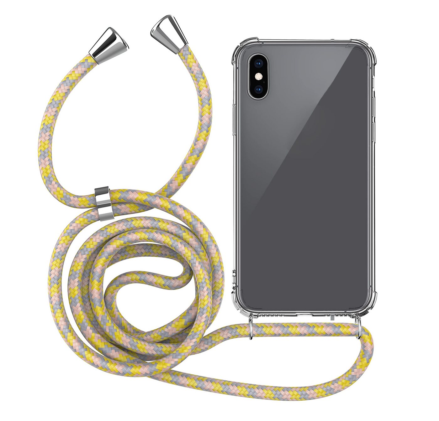 MyGadget Handyhülle TPU Hülle Band Handykette Handyband Umhängen Case Für Apple iPhone X, Xs MyGadget Handyhülle TPU Hülle Band Handykette Handyband Umhängen Case Für Apple iPhone X, Xs von MyGadget
