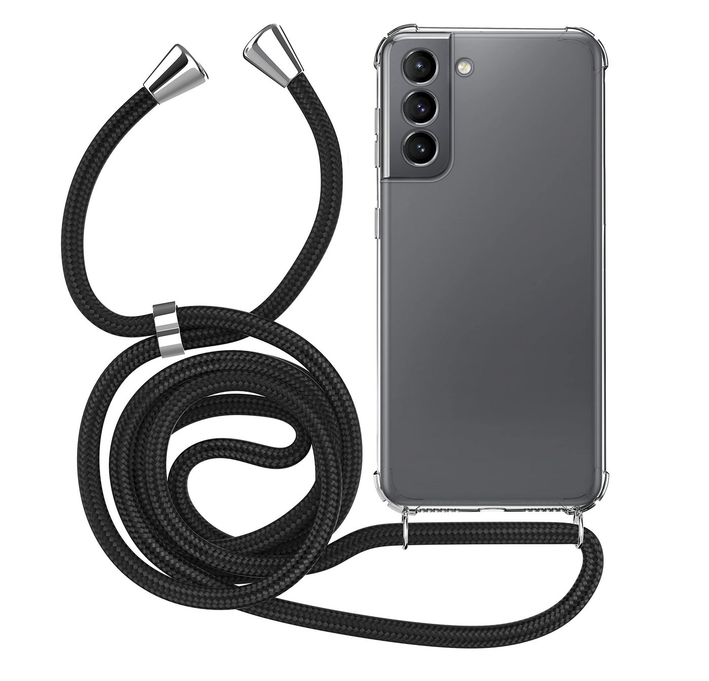 MyGadget Handyhülle Handykette für Samsung Galaxy S21 Plus 5G, mit Handyband zum Umhängen Kordel Schnur Case Schutzhülle von MyGadget