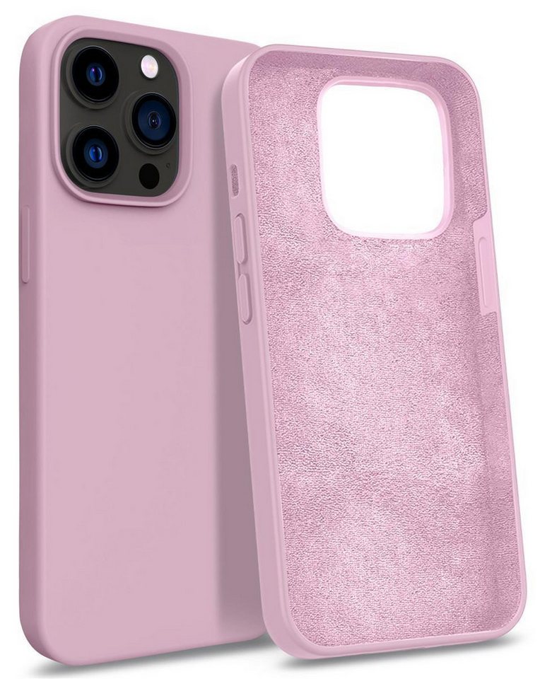 MyGadget Handyhülle Hardcase Hülle für Apple iPhone 13 Pro Max, Gummiert 3 Layer Struktur Schutzhülle mit Soft Inlay & Hardcase Cover von MyGadget