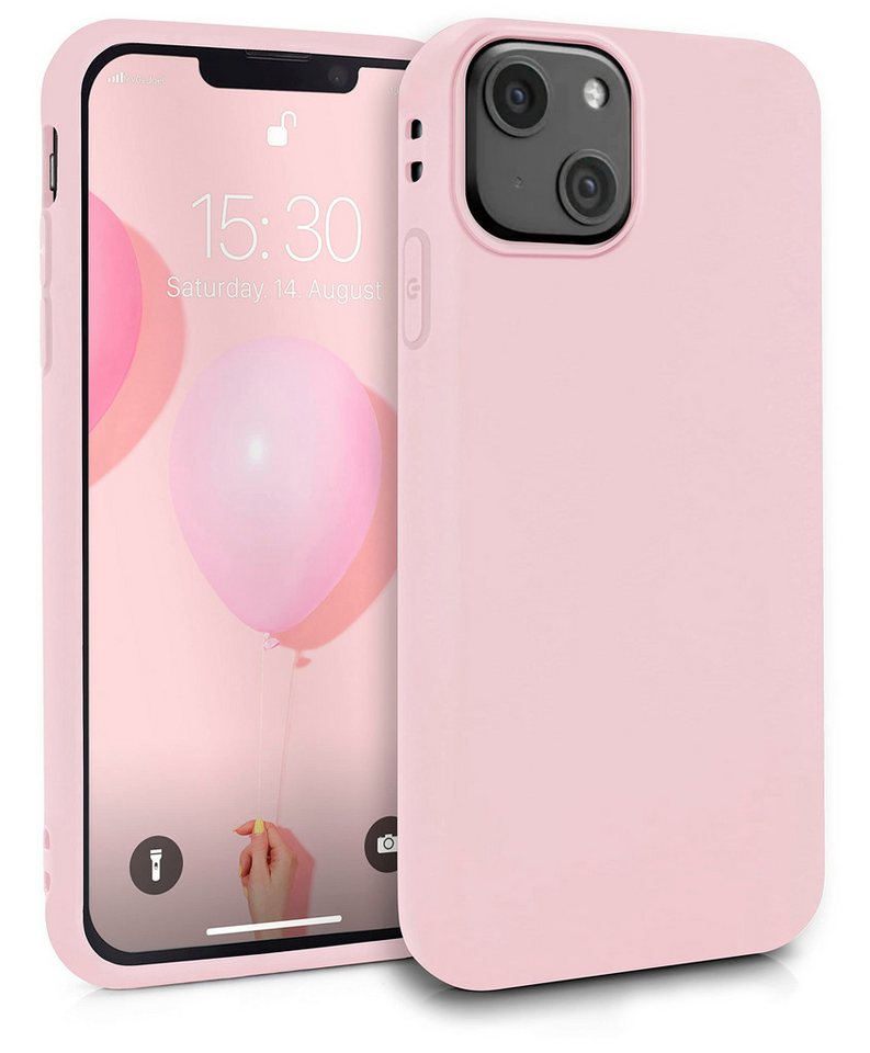 MyGadget Handyhülle Silikon Hülle Apple iPhone 13 Mini, robuste Schutzhülle TPU Case Slim Silikonhülle Back Cover Kratzfest von MyGadget