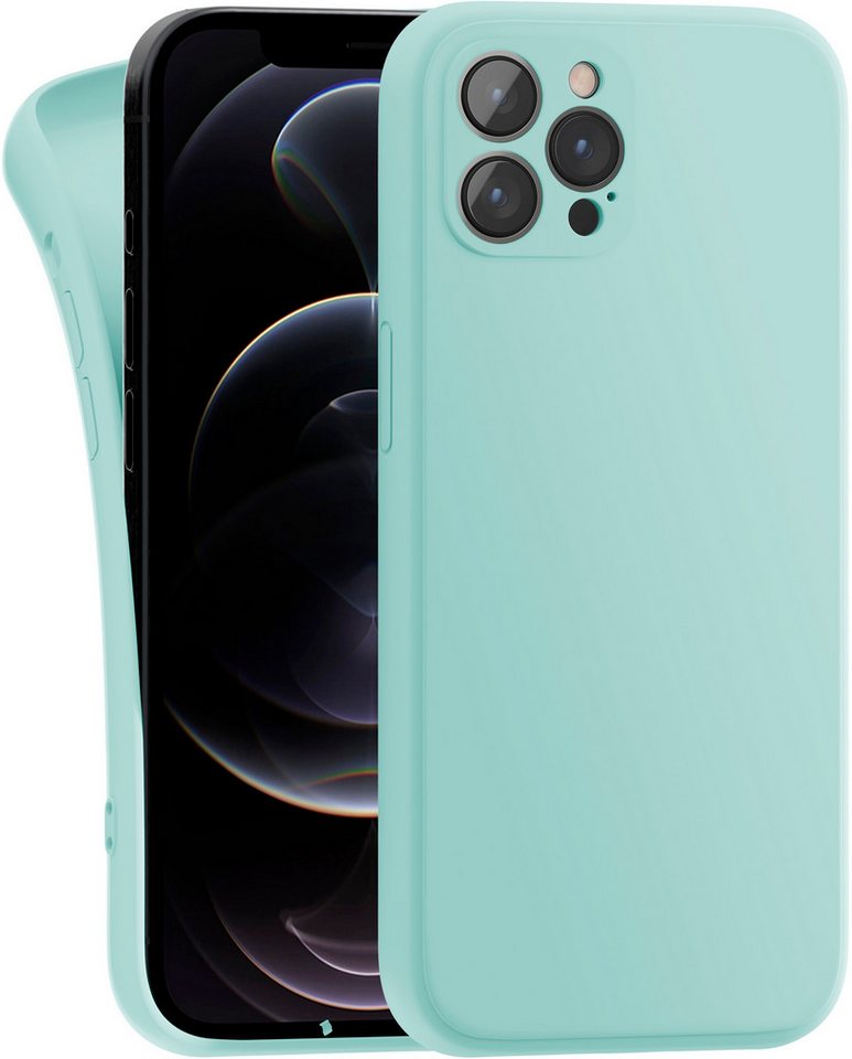 MyGadget Handyhülle Silikon Hülle mit Kameraschutz Für Apple iPhone 12 Pro Max von MyGadget