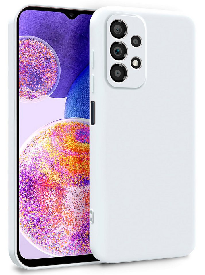 MyGadget Handyhülle Silikon Hülle für Samsung Galaxy A23 5G, Zweilagige mit Kameraschutz Cover mit Innenfutter & Silikon außen von MyGadget
