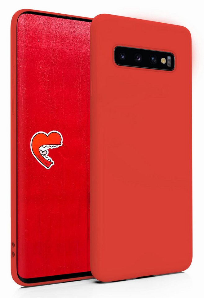 MyGadget Handyhülle Silikon Hülle für Samsung Galaxy S10, Schutzhülle robust TPU Case Silikonhülle Back Cover Slimcase Kratzfest von MyGadget