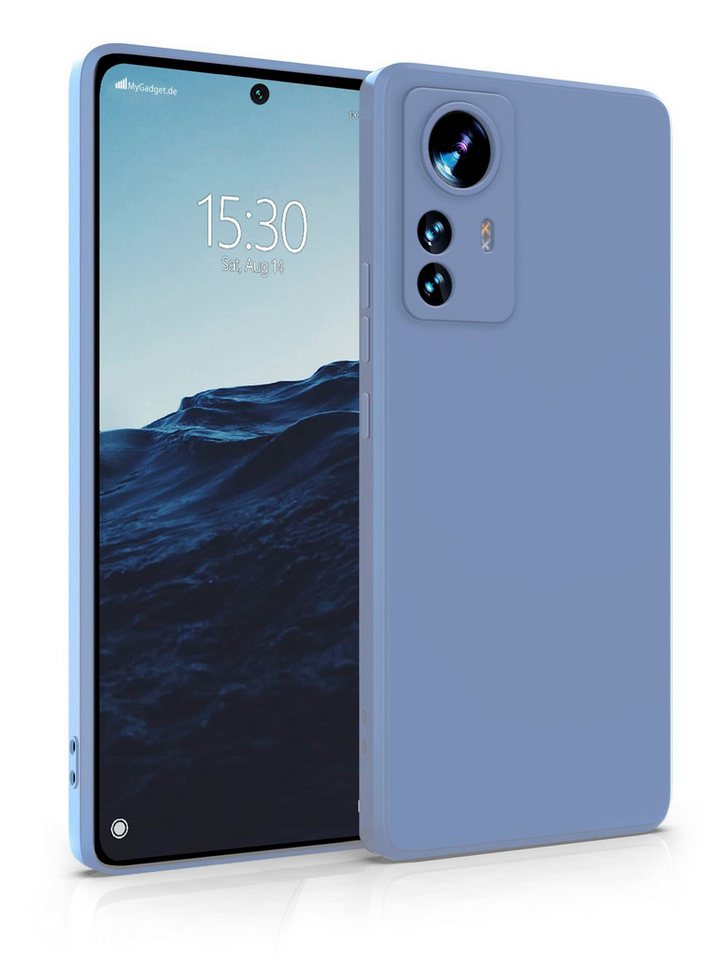 MyGadget Handyhülle Silikon Hülle für Xiaomi 12 Pro, robuste Schutzhülle TPU Case Slim Silikonhülle Back Cover Kratzfest von MyGadget